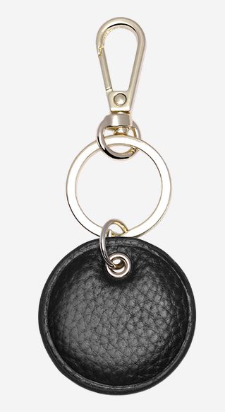 Black Round Key Ring