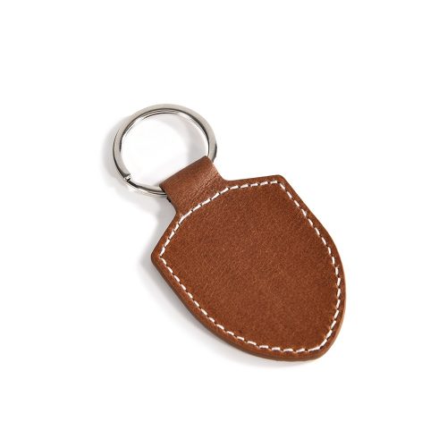 Retro Vintage Leather Key Ring – Brown