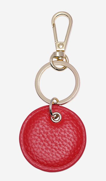 Red Round Key Ring
