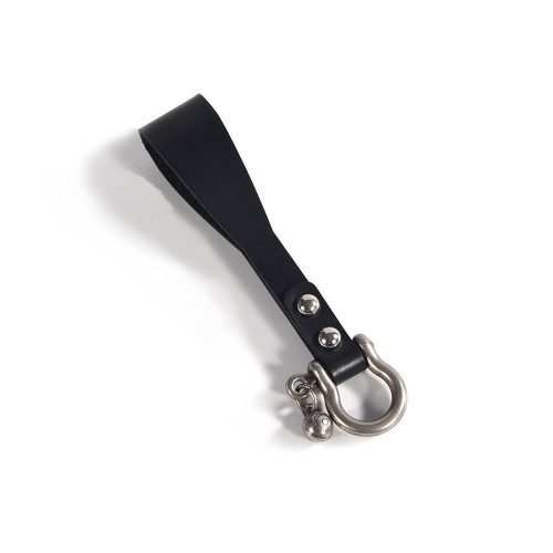Leather Keychain – Black